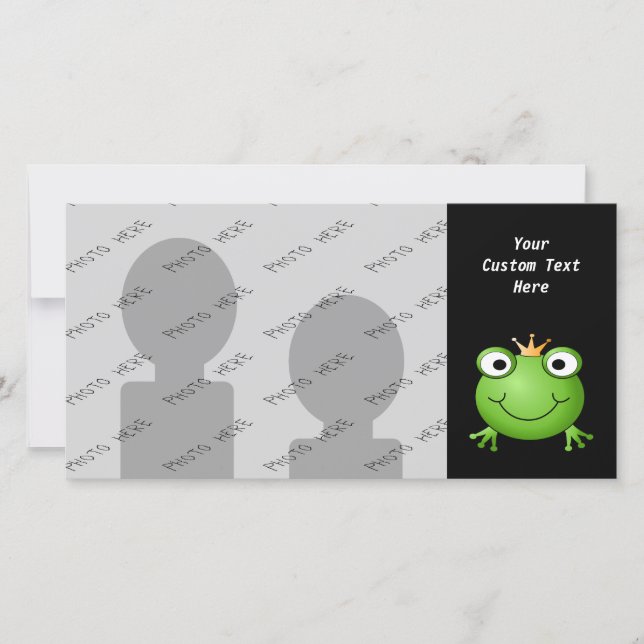 Sapo Príncipe. Sapo sorridente com uma Coroa. (Frente)