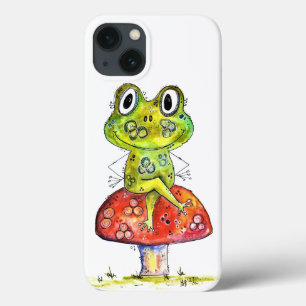 Sapo Verde Brilhante em Toadstool