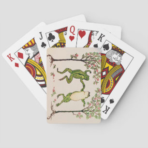 Sapos Dançantes Cartas de Baralho