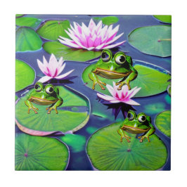Sapos De Lotus E Lily Pad