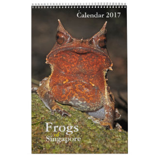 Sapos do calendário de Singapura 2017