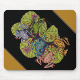 Sapos e Lilly Pads Mouse Pad