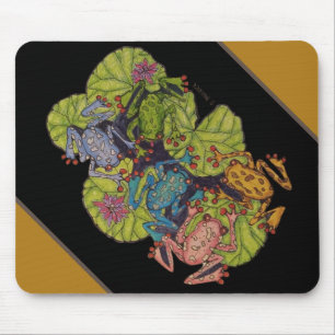 Sapos e Lilly Pads Mouse Pad