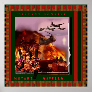 Sapper Mutant Poster de 24" x 24" por Distant Sonr