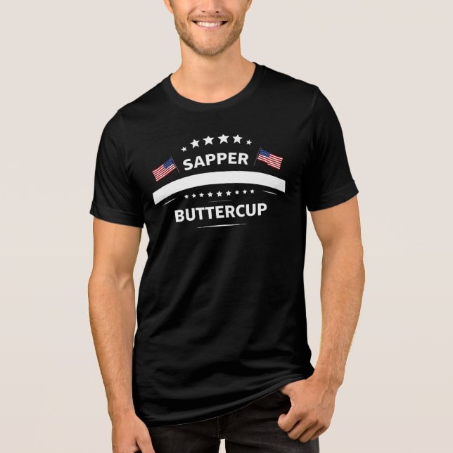 Sapper Up Buttercup – Frase de encorajamento engra (Frente)