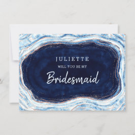 Sapphire Blue Geode É Minha Proposta De Bridesmaid