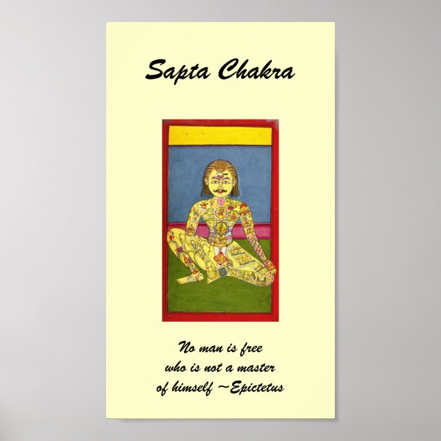 Sapta Chakra - poster / impressão (Frente)