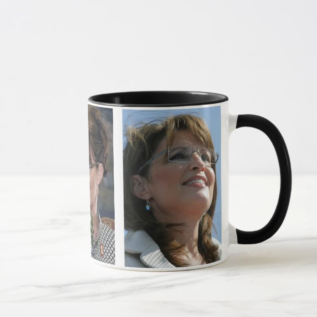 Sarah Palin - caneca das fotos (Direita)