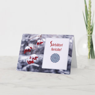 Sarbatori fericite, Cartão de Natal romeno