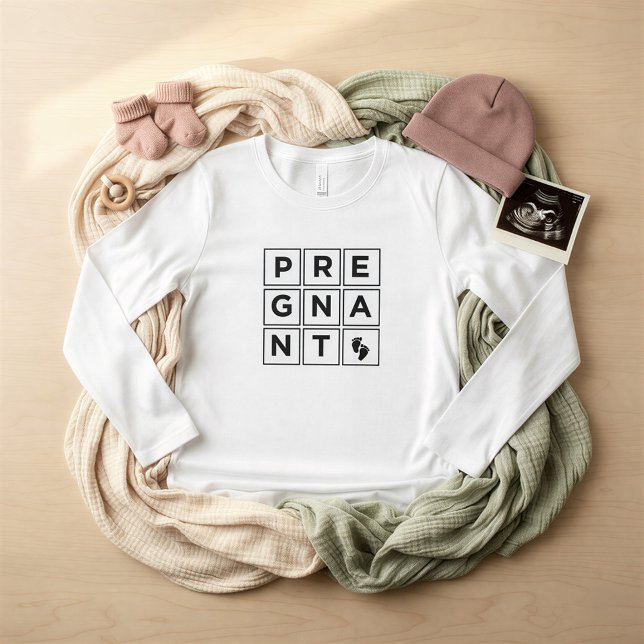 Sarcastic "Ask Me About My Due Date" Funny (Criador carregado)