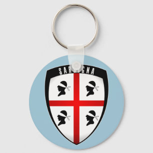 Sardenha, Chaveiro Shield Crest (azul claro)