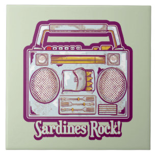 Sardinha engraçada estéreo