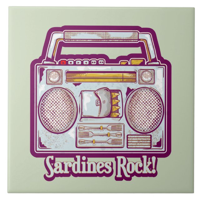 Sardinha engraçada estéreo (Frente)