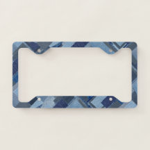 Sarja de Nimes azul Shibori dos retalhos de Boro