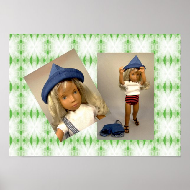 Sasha Gingham Holiday Poster (Frente)