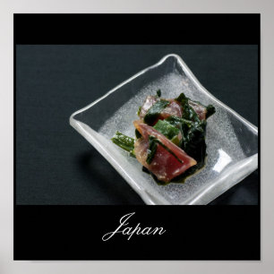 Sashimi na Poster do Japão
