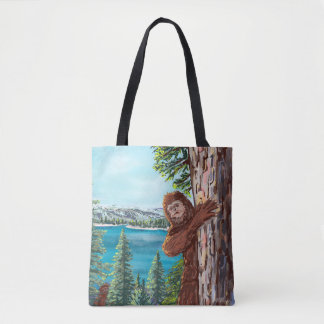 Sasquatch Bigfoot Lake Tahoe Bolsa de Mão