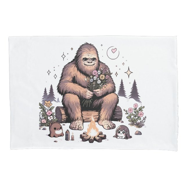 Sasquatch Segurando Flores (Frente)