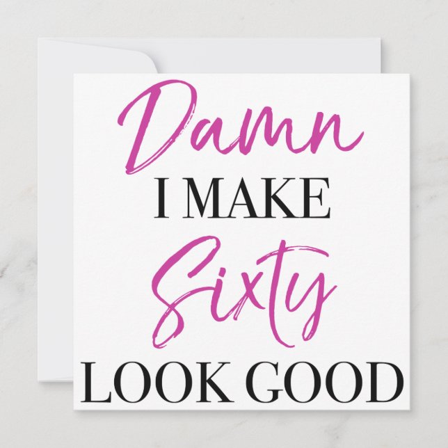 Sassy 60º Aniversário (Frente)