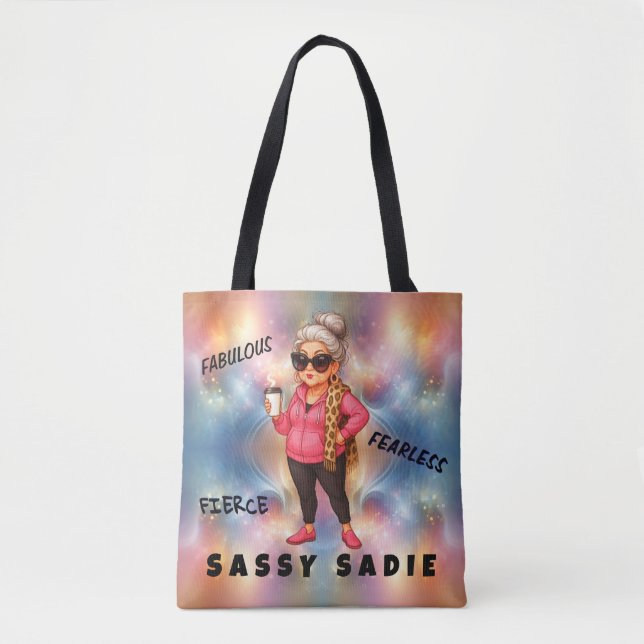Sassy Sadie Fierce, Fabulosa e Bolsa sem medo (Frente)