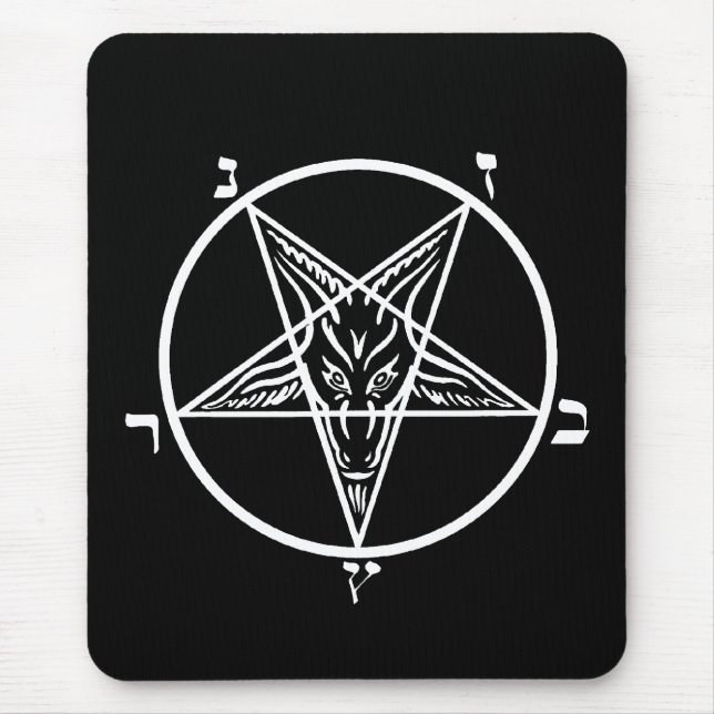 SATÃ má do mousepad do metal preto!! (Frente)