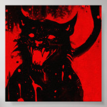 SATANICAT | Matte Paper Impressão