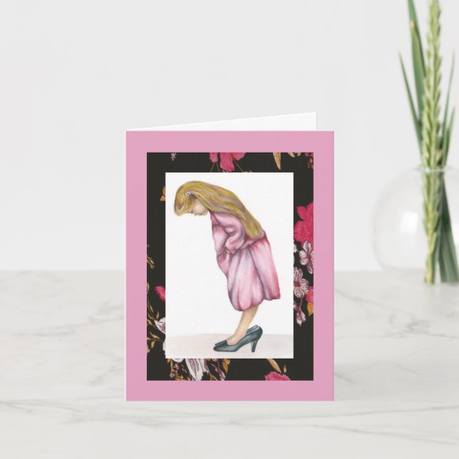 Sátira humorística para o Cartão de Aniversário Ad (Frente)