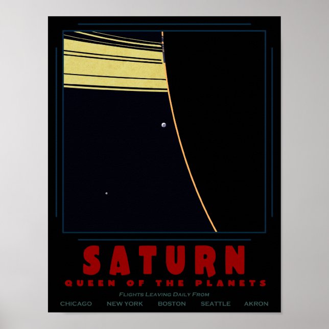 SATURN, Rainha dos Planetas Poster (Frente)