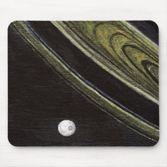Saturno e Tethys Mousepad (Frente)