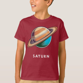 Saturno / Saturno - Camiseta de T-Shirt Planeta Cl