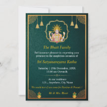 Satyanarayan Swamy Katha Convite