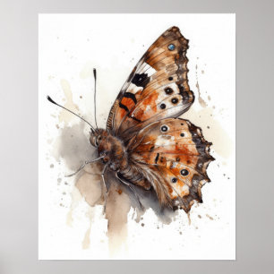 Satyr Butterfly Art Impressão