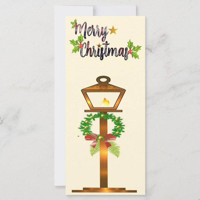 Saudação da lâmpada de Natal (Frente)