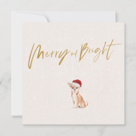 Saudação de Feliz de Chihuahua no Natal