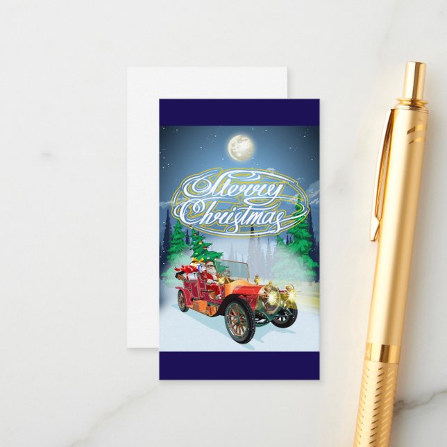 Saudação do cartão de Natal (Frente/Verso In Situ)