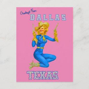 Saudação do cartão postal de Dallas Texas