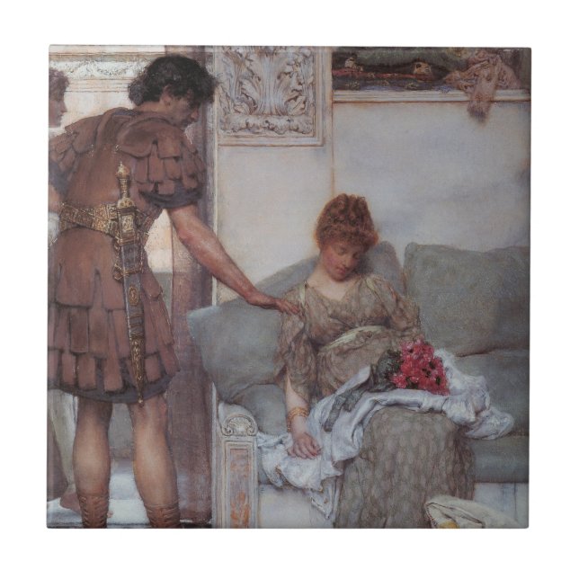 Saudação Silenciosa (por Lawrence Alma-Tadema) (Frente)