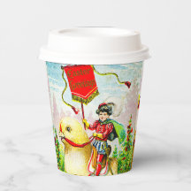 Saudações à Páscoa Whimsical: Cavaleiro sobre o Pi