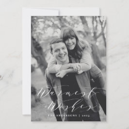 Saudações Afetuosas | Cartão de Fotos de Fim de An