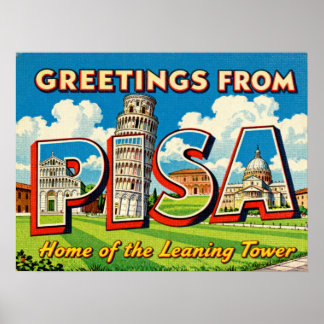 Saudações Antigas de Pisa Poster
