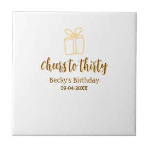 Saudações aos trinta presentes de aniversário past