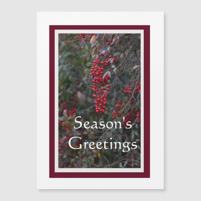 Saudações da Época de Amoras Vermelhas (Frente)