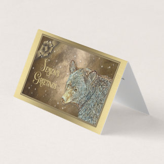 Saudações da Época - Urso Negro