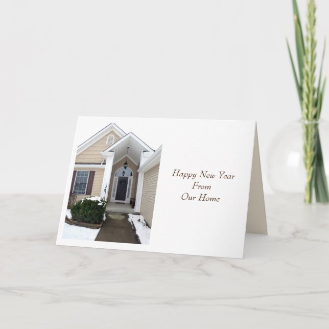 Saudações da nossa casa ao seu cartão de férias (Frente)