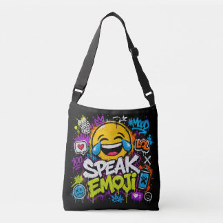 Saudações das Bolsas Transversais Emoji Land
