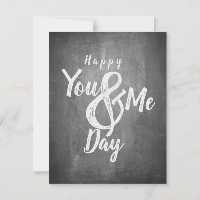 Saudações de aniversário no chalkboard look (Frente)