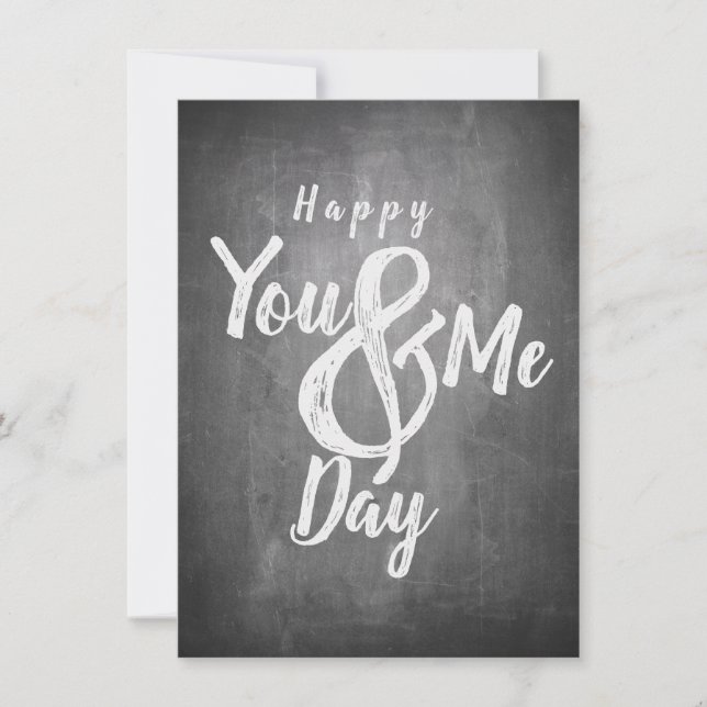 Saudações de aniversário no chalkboard look (Frente)