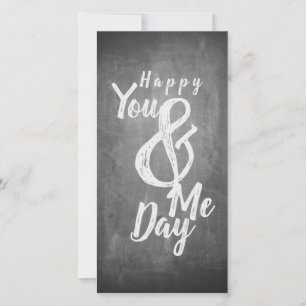 Saudações de aniversário no chalkboard look