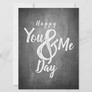 Saudações de aniversário no chalkboard look