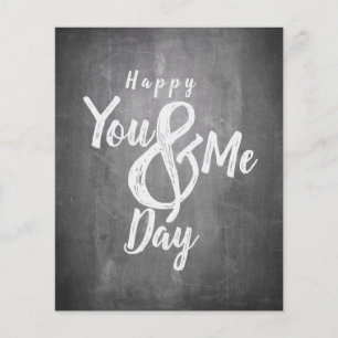 Saudações de aniversário no chalkboard look